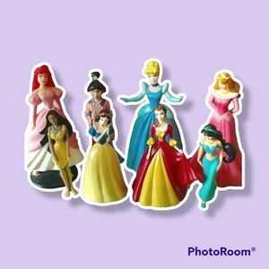 Disney Princess/Prince & Villain Toy Figure Set